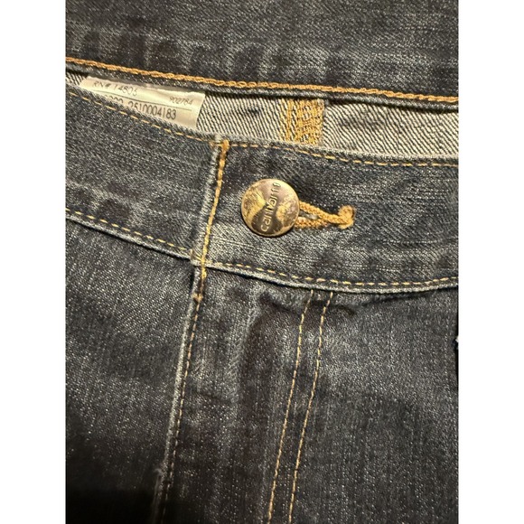 Carharrt Men's Relaxed Fit Straight Leg Holter Jeans Blue Button Fly Size 50x32 - Picture 6 of 9